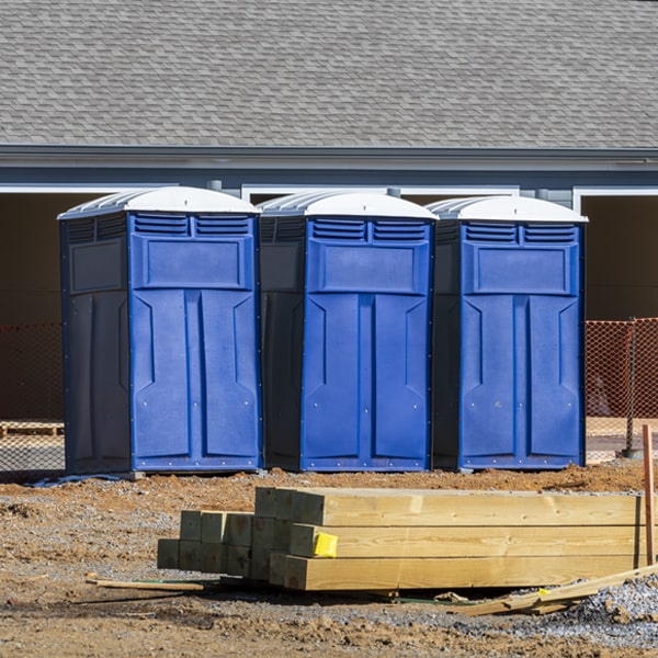 are there any additional fees associated with porta potty delivery and pickup in Clark